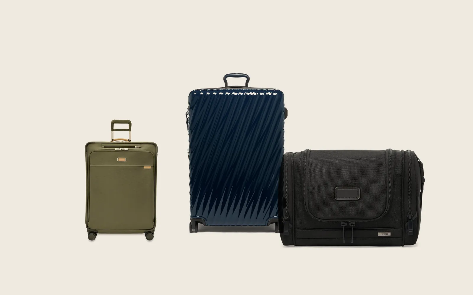 TUMI 19 Degree Extended Trip Expandable 4 Wheeled Packing Case, Briggs & Riley Baseline Large Expandable Spinner, TUMI Alpha Hanging Travel Kit