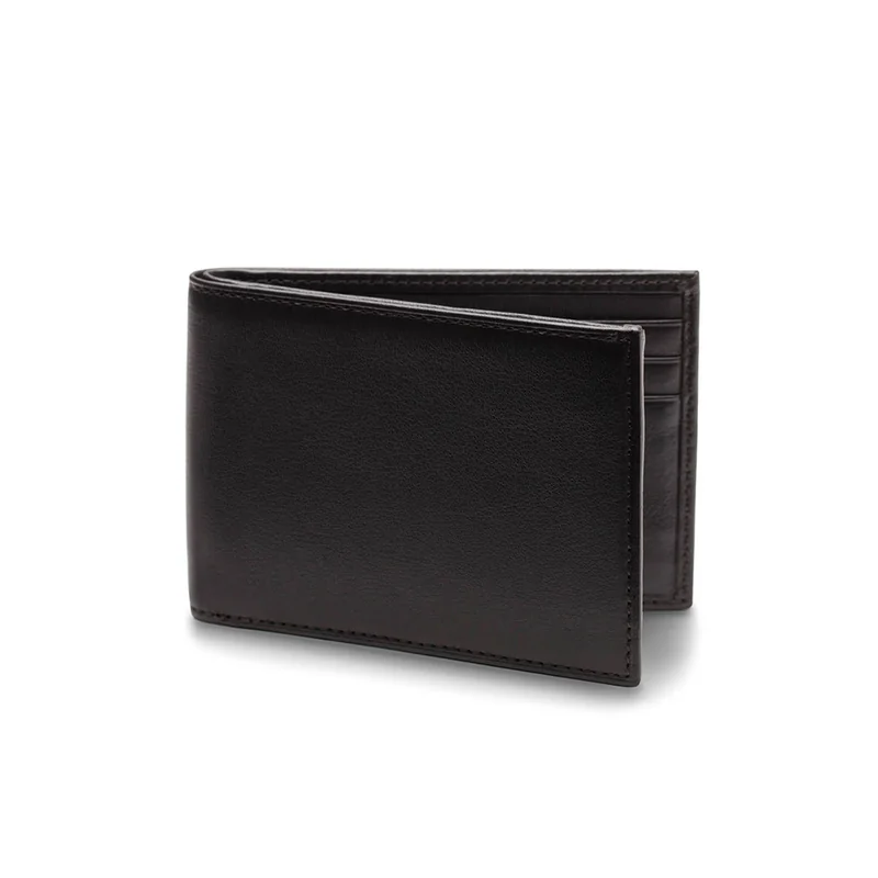 Bosca Small Bifold Wallet in Nappa Vitello