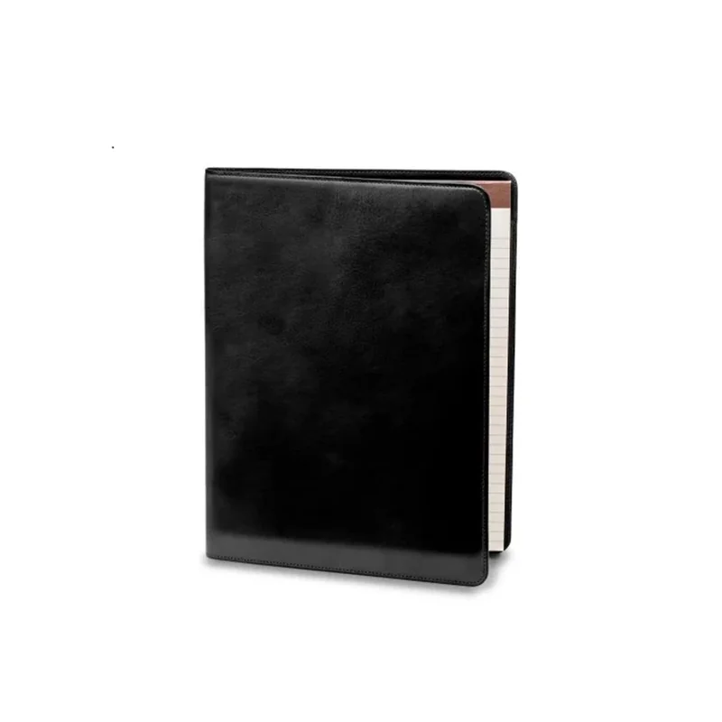 Bosca Writing Pad Cover in Old Leather