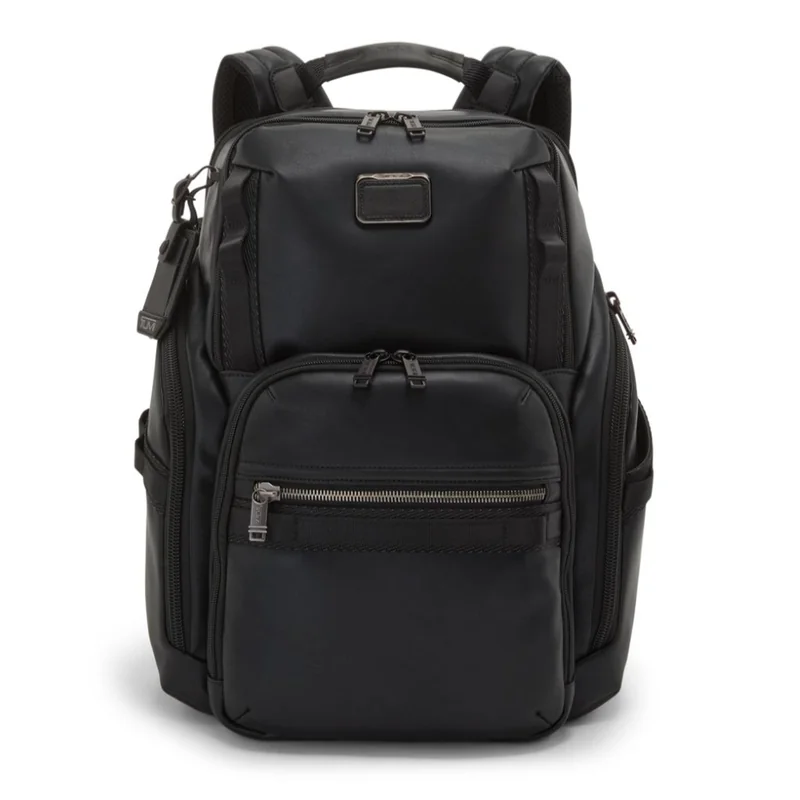 TUMI Alpha Bravo Leather Search Backpack